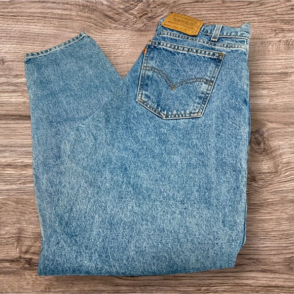 Vintage Levi’s, Orange Tab Acid Washed 90s Y2K Levi’s 550 Jeans EUC! - Picture 3 of 10